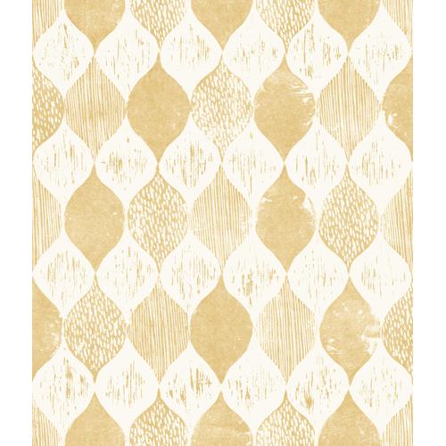 York Designer Series ME1566 Magnolia Home Vol. II Woodblock Print Wallpaper