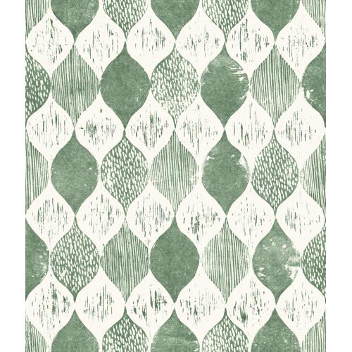 York Designer Series ME1567 Magnolia Home Vol. II Woodblock Print Wallpaper