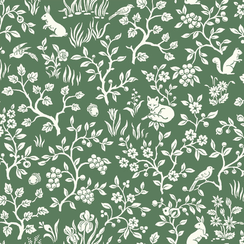 York Designer Series ME1573 Magnolia Home Vol. II Fox & Hare Wallpaper