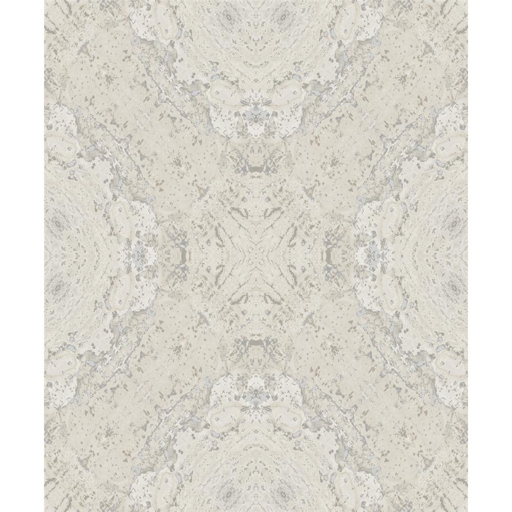 Inspired by Color by York Wallcoverings MM1732 Grey Cork Infinity Wallpaper