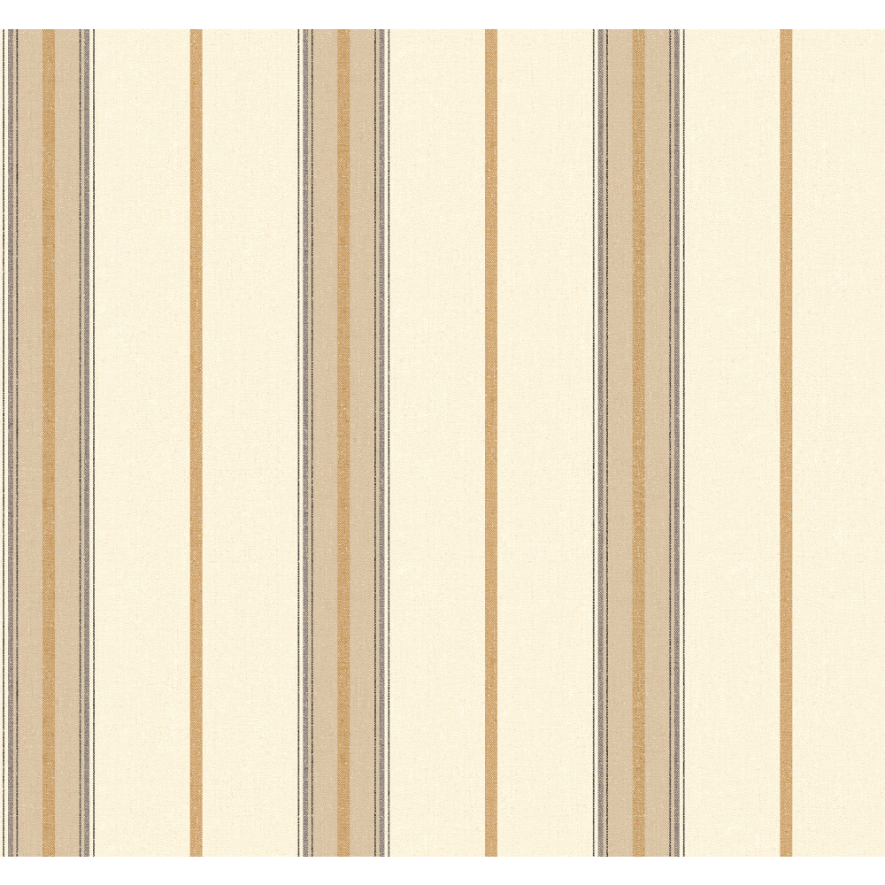 Inspired by Color by York Wallcoverings MW9202 Simply Neutrals Ralph Stripe Wallpaper