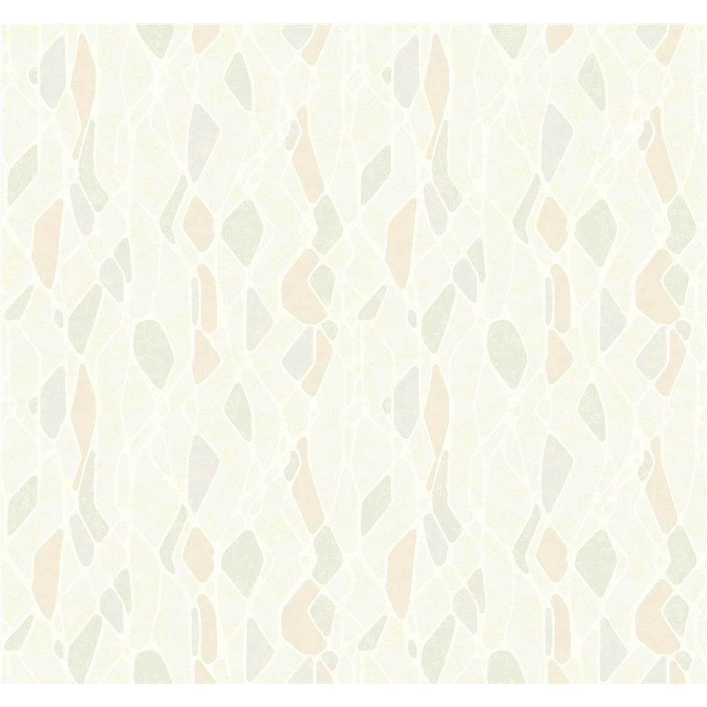 Candice Olson by York NA0508 Stained Glass Wallpaper in Beige