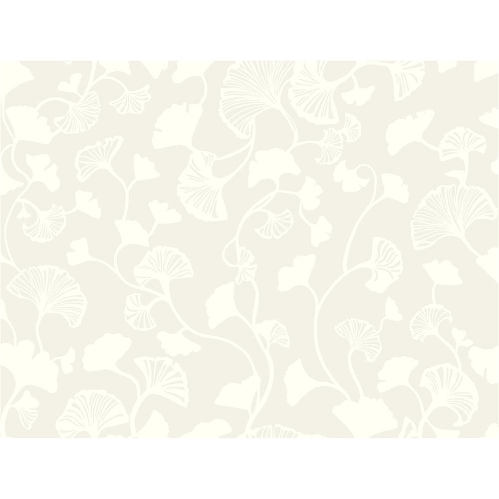 Candice Olson by York NA0570 Gingko Trail Wallpaper in Cream