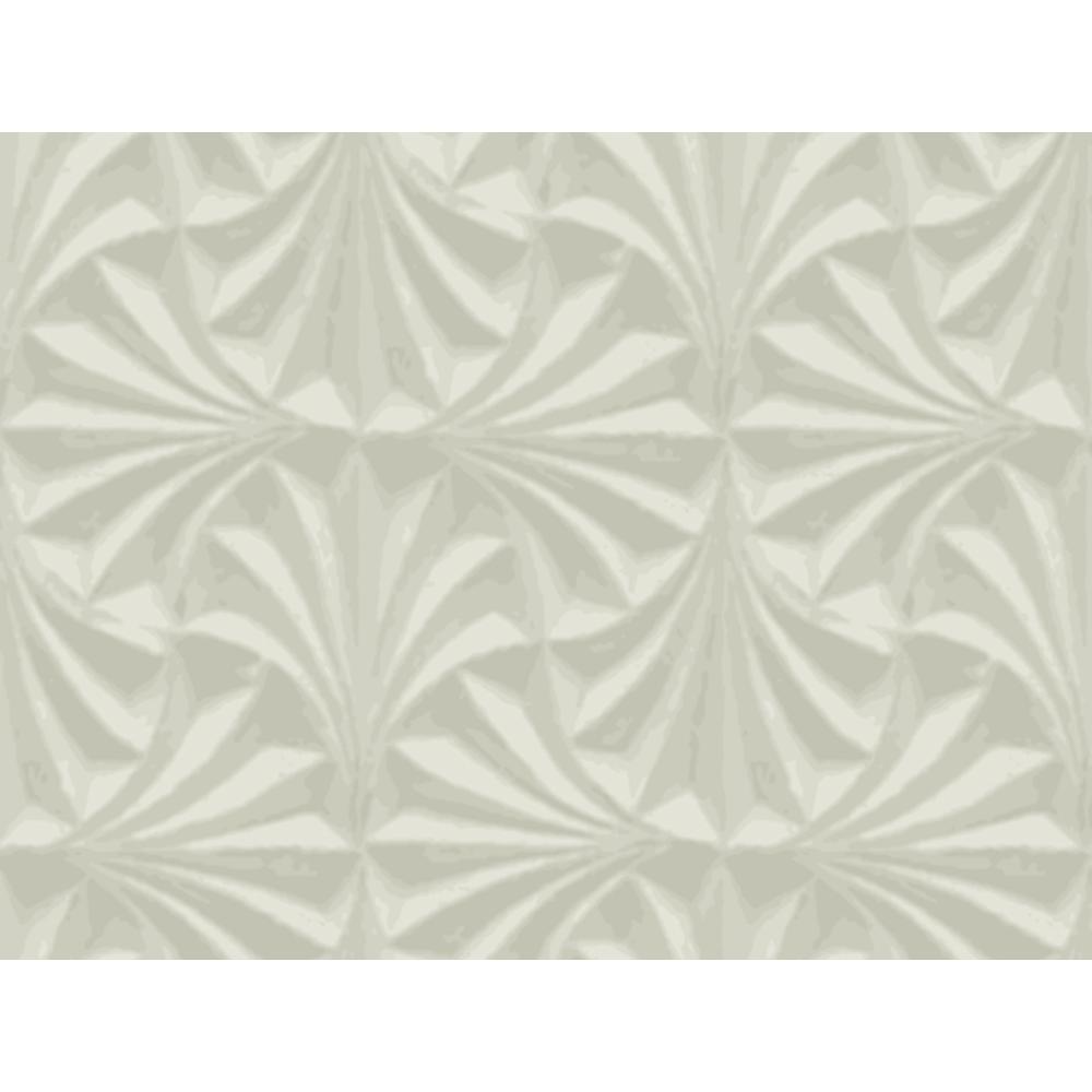 York NT6128 Natural Discovery Sculpted Taupe Fans Wallpaper