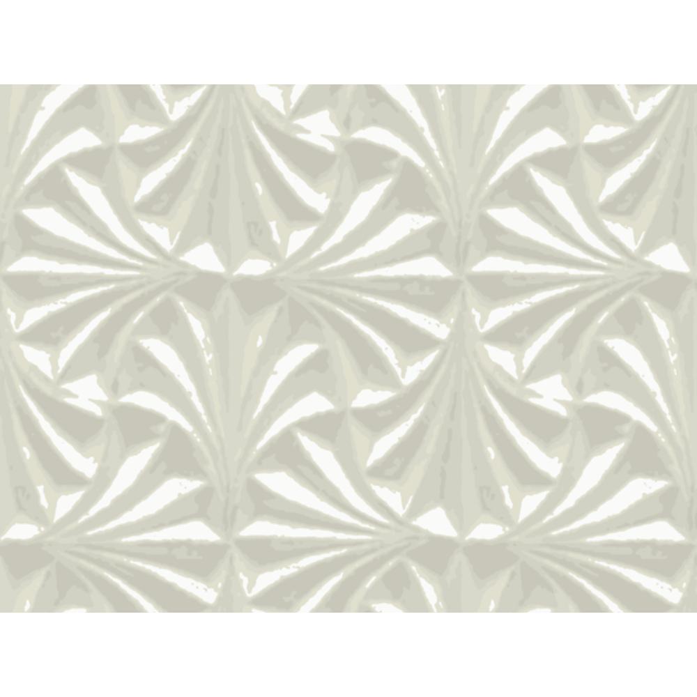 York NT6129 Natural Discovery Sculpted Ivory Fans Wallpaper