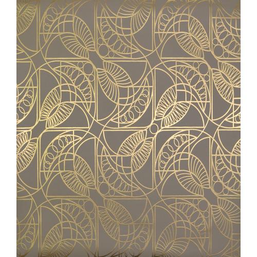 York Designer Series NW3526 Modern Metals Cartouche Wallpaper