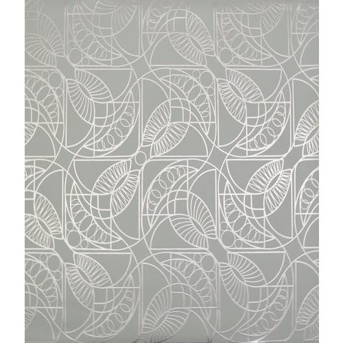 York Designer Series NW3527 Modern Metals Cartouche Wallpaper