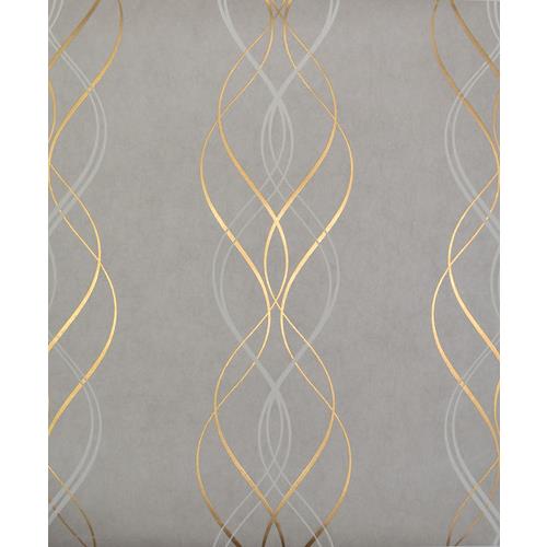 York Designer Series NW3550 Modern Metals Aurora Wallpaper
