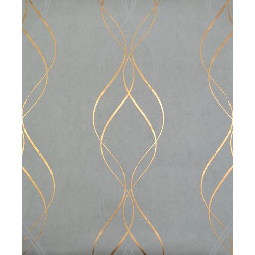 York Designer Series NW3551 Modern Metals Aurora Wallpaper