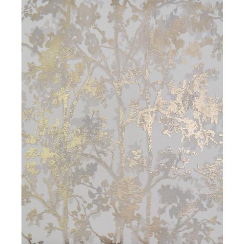 York Designer Series NW3583 Modern Metals Shimmering Foliage Wallpaper