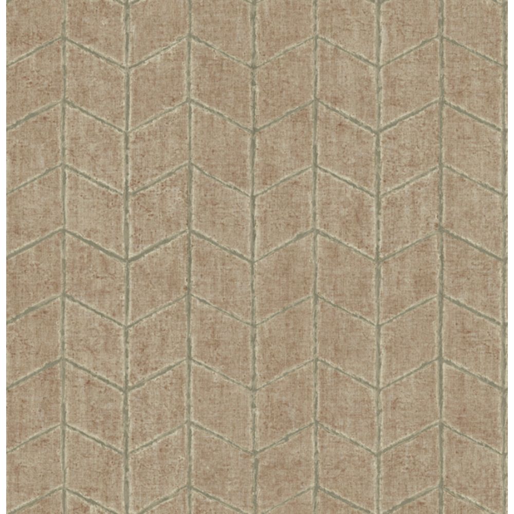 York OI0646 New Origins Brick Flatiron Geometric Wallpaper