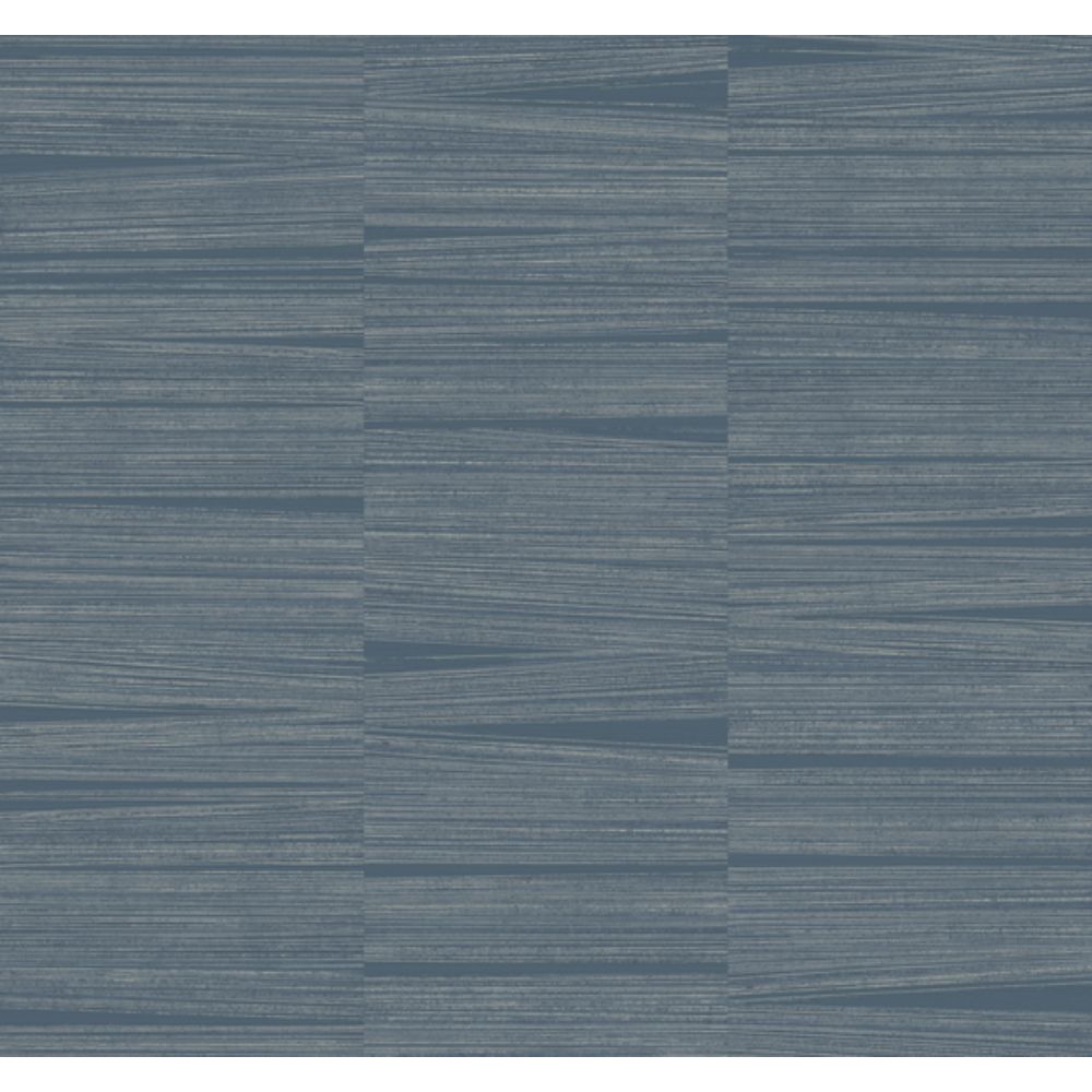 York OI0663 New Origins Indigo Line Stripe Wallpaper