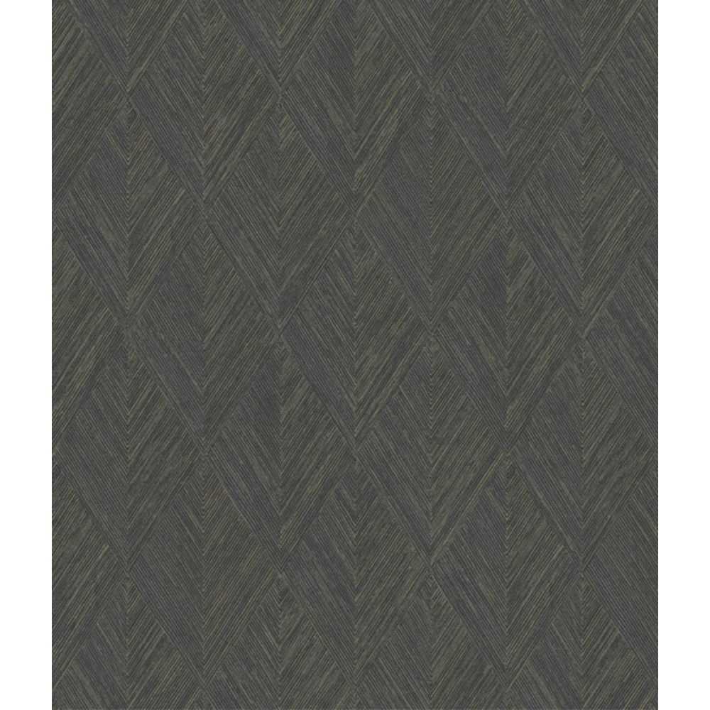 York Wallcoverings OM3632 Magnolia Open Sheet Belmont Wallpaper in Black