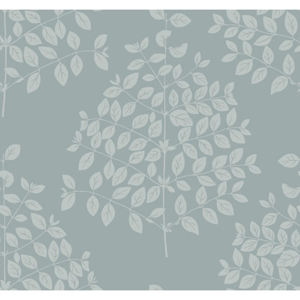 York Designer Series OS4254 Modern Nature 2nd Edition Tender Wallpaper in Gray/Blue