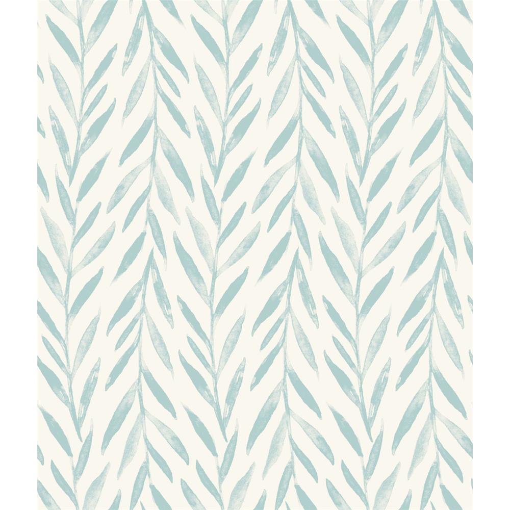York Designer Series Magnolia Home by Joanna Gaines PSW1019RL Willow Wallpaper wallpaper in Blue