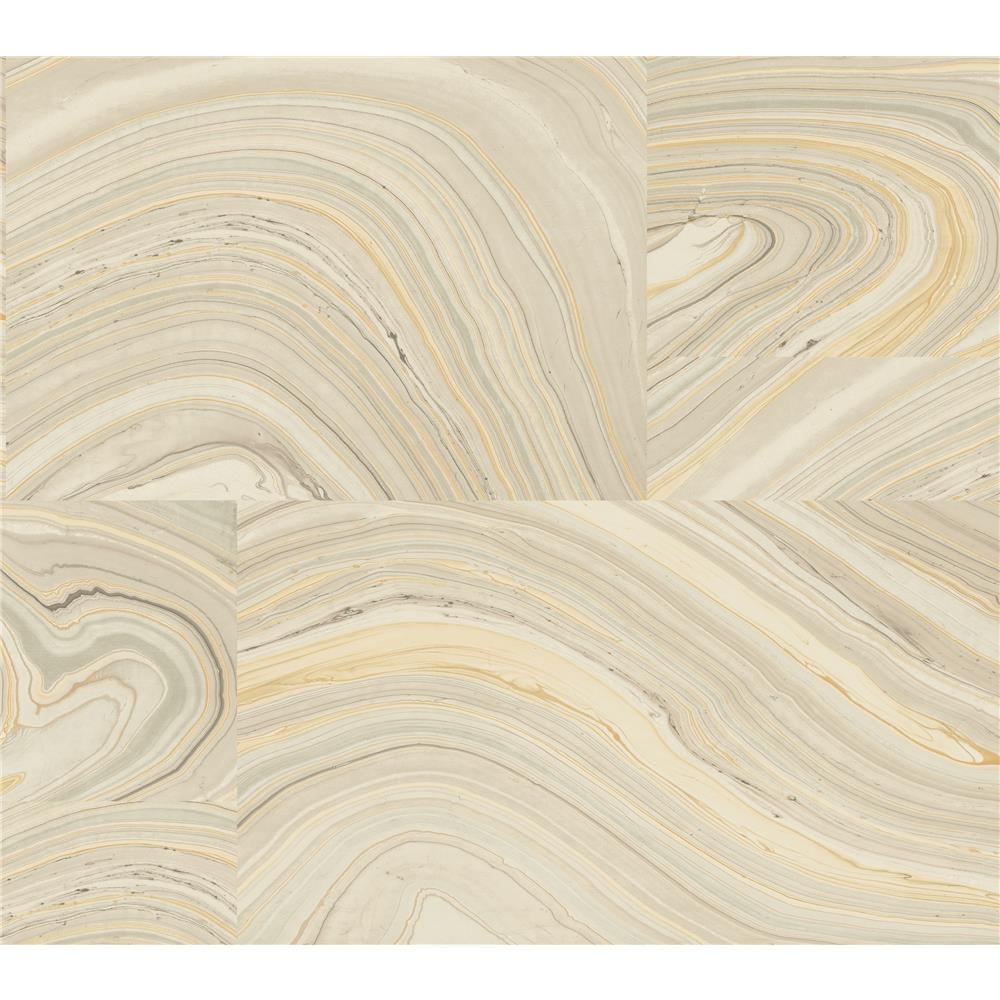 Premium Peel & Stick by York Designer Series PSW1094RL Onyx Peel and Stick Wallpaper in Gray