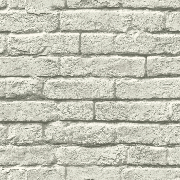 York Designer Series PSW1175RL Magnolia Home Brick-And-Mortar Peel and Stick Wallpaper