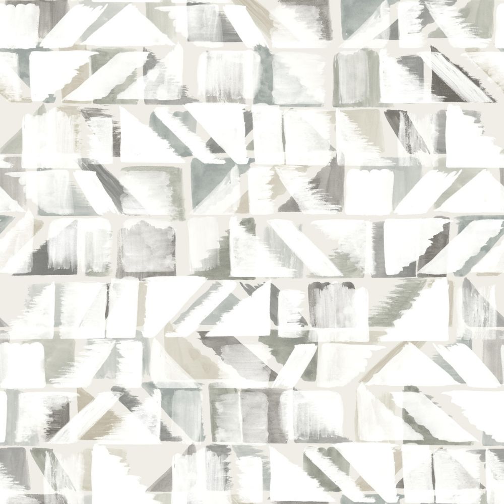 York PSW1220RL Risky Business III Refraction Peel & Stick Wallcovering in Neutrals