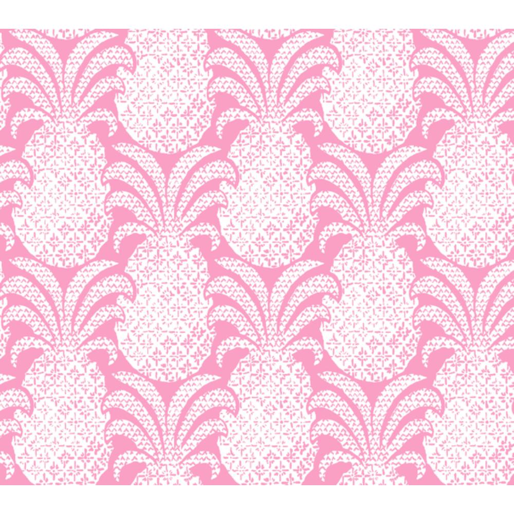 York PSW1391RL Madcap Cottage Colony Club Wallpaper in Shell Pink