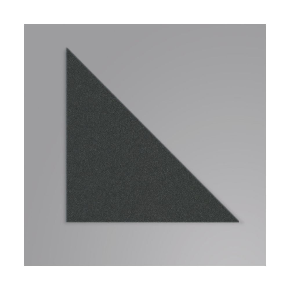 York QWS1011 Triangles Acoustical Peel and Stick Tiles in Dark Gray