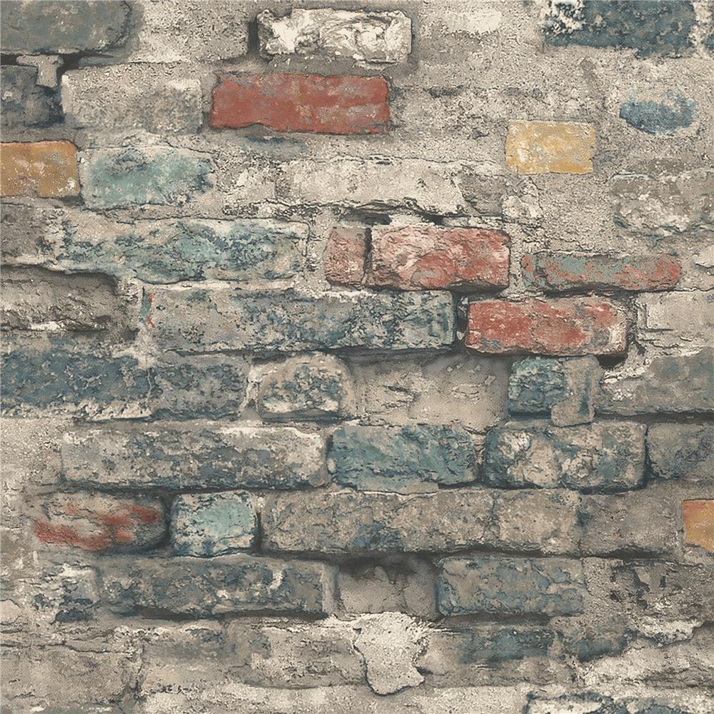RoomMates by York RMK11080WP Brick Alley Peel & Stick Wallpaper