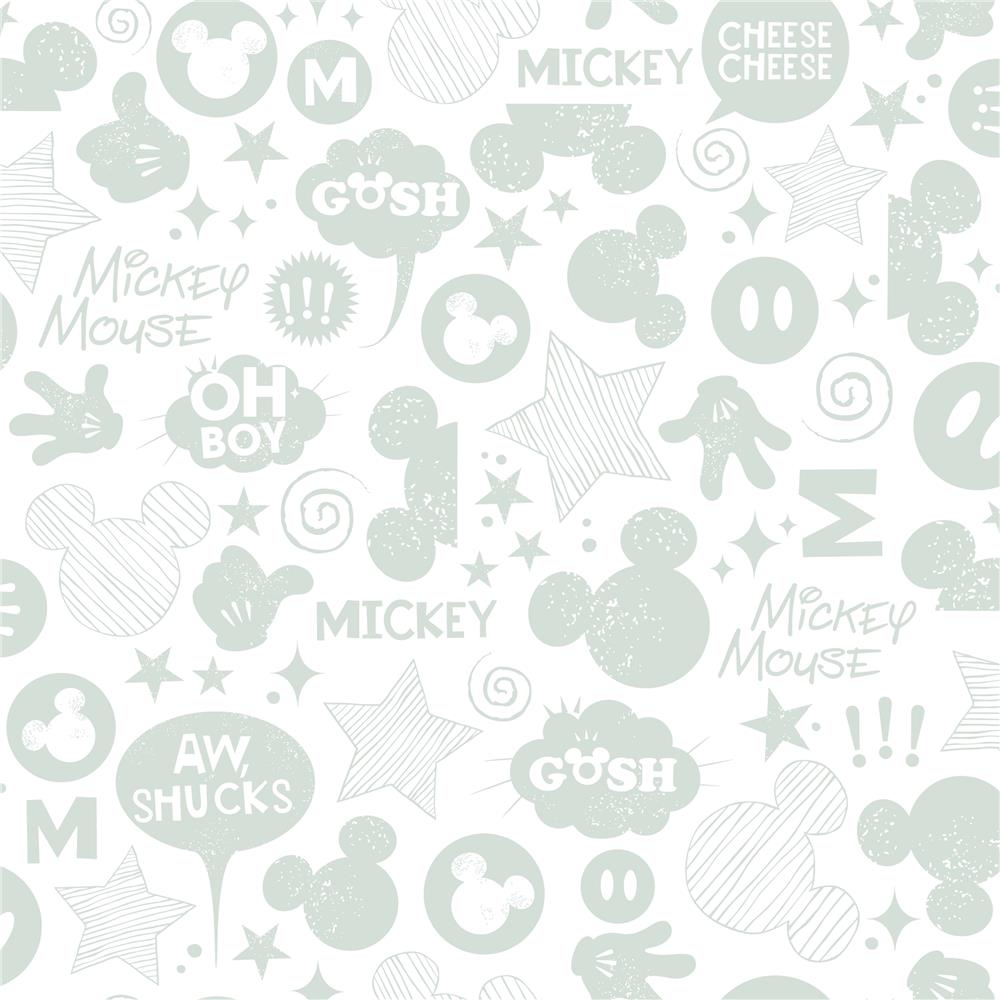 RoomMates by York RMK11152WP Mickey Mouse Icons Peel & Stick Wallpaper