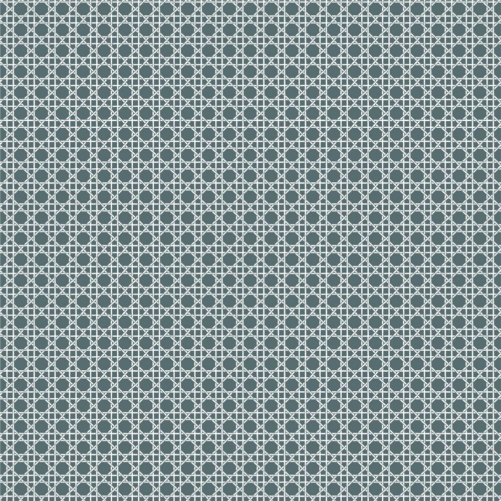 RoomMates by York RMK11307RL Grey Caning Peel & Stick Wallpaper In Grey; Silver