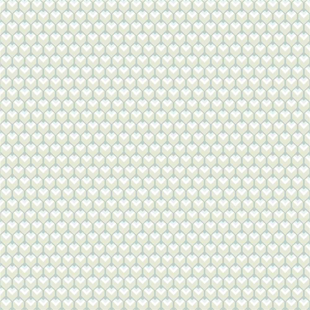 RoomMates by York RMK11338RL 3D Petite Hexagons Peel & Stick Wallpaper In Beige