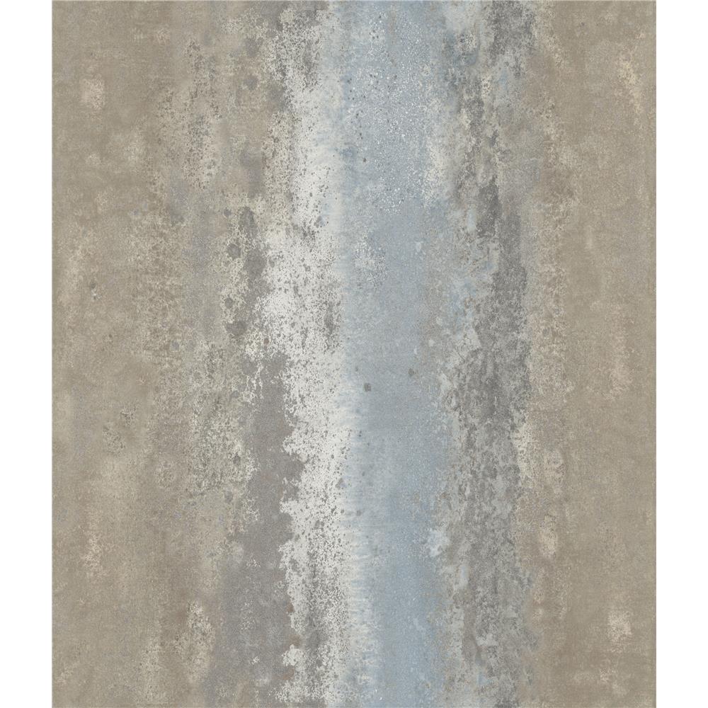 RoomMates by York RMK11345WP Oxidized Metal Peel & Stick Wallpaper Grey