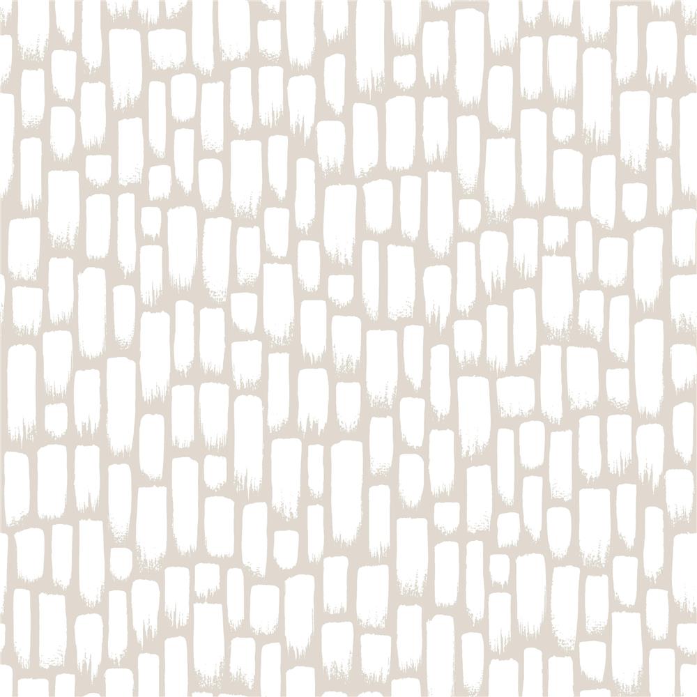 RoomMates by York RMK11493WP Sumi-E Peel & Stick Wallpaper In Taupe; White