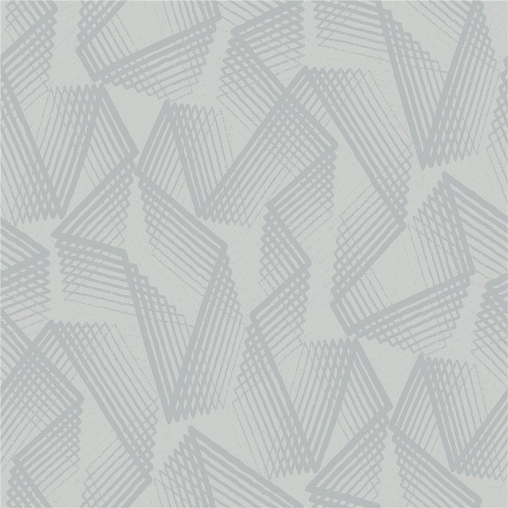RoomMates by York RMK11556WP Acceleration Peel & Stick Wallpaper In In Grey; Silver