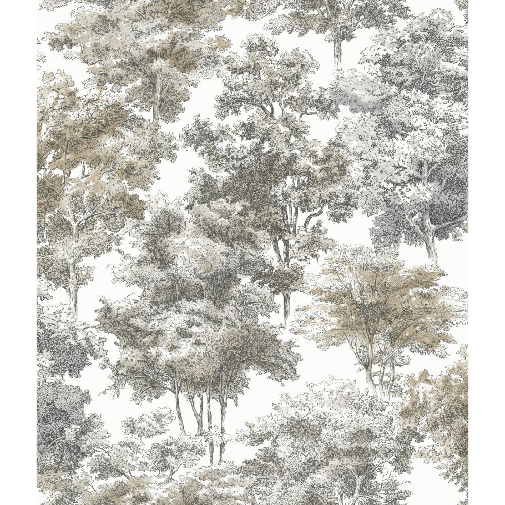 RoomMates by York RMK11614WP Old World Trees Peel & Stick Wallpaper