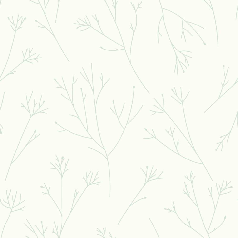 Roommates by York RMK11679WP TWIGS PEEL & STICK WALLPAPER in green; white