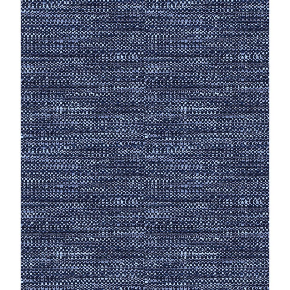 RoomMates by York RMK11889RL Tabby Peel & Stick Wallpaper in Blue, Blue