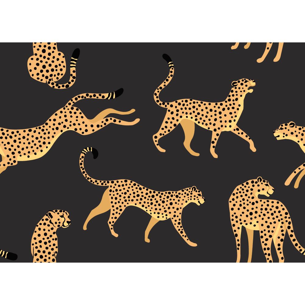 RoomMates by York RMK11986RL Cheetah Cheetah Peel & Stick Wallpaper