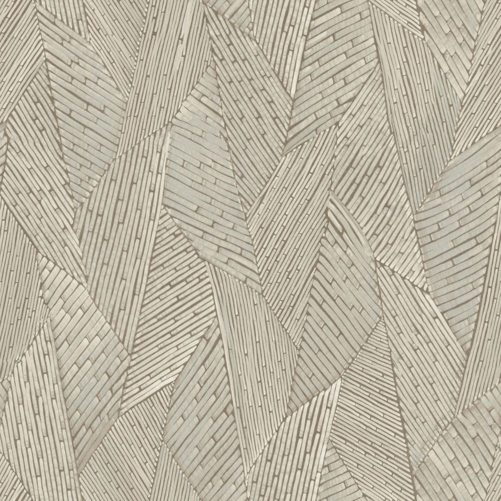 RoomMates by York RMK12111WP Woven Reed Stitch Peel & Stick Wallcovering in Brown / Taupe