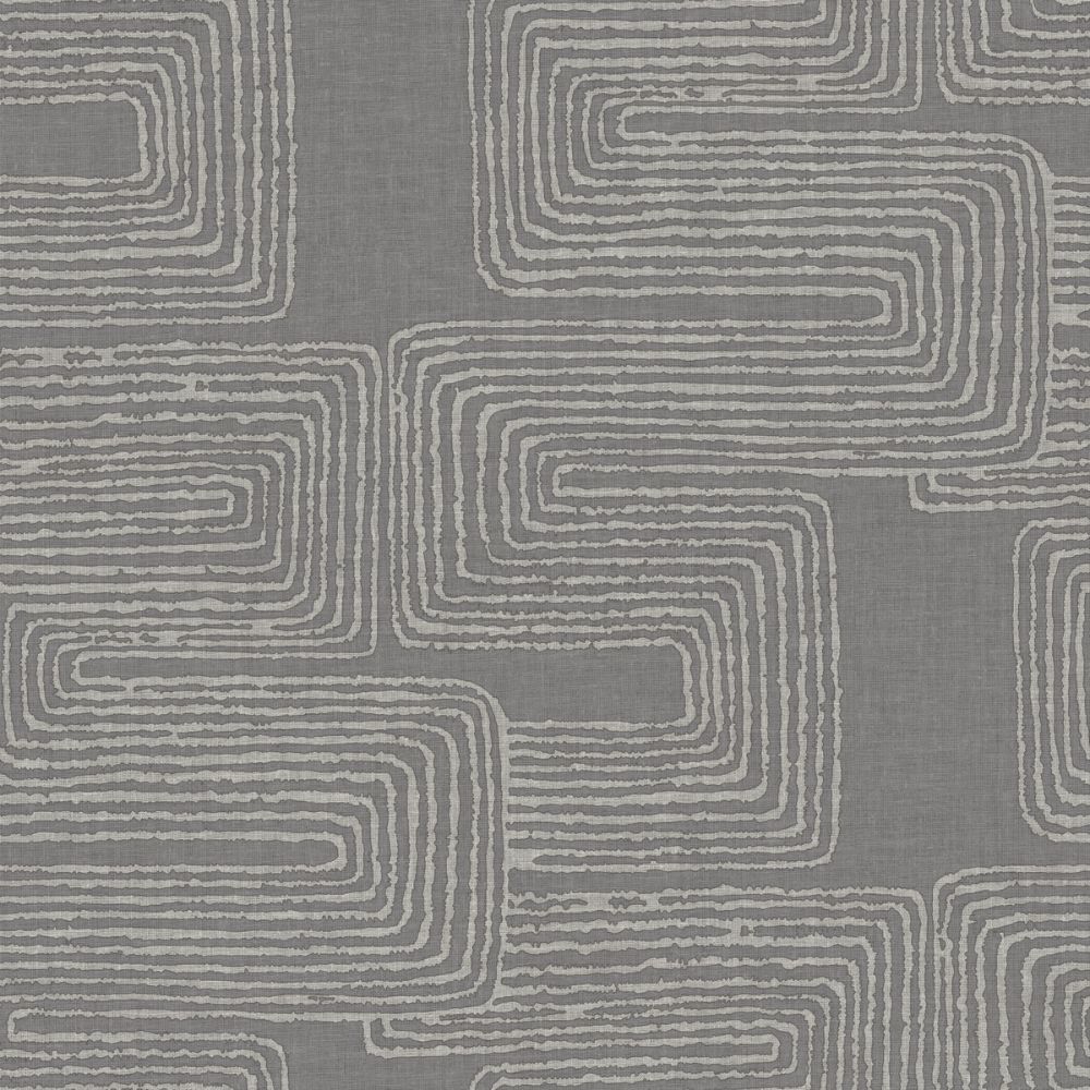 RoomMates by York RMK12215PL Zulu Signature Peel & Stick Wallcovering in Grey