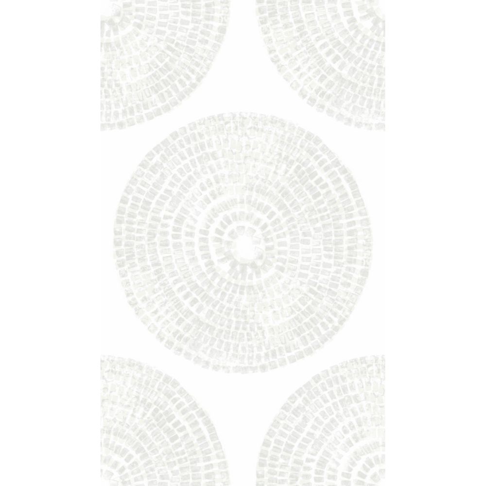 RoomMates by York RMK12230PLW Medali Peel & Stick Wallcovering in Grey / White