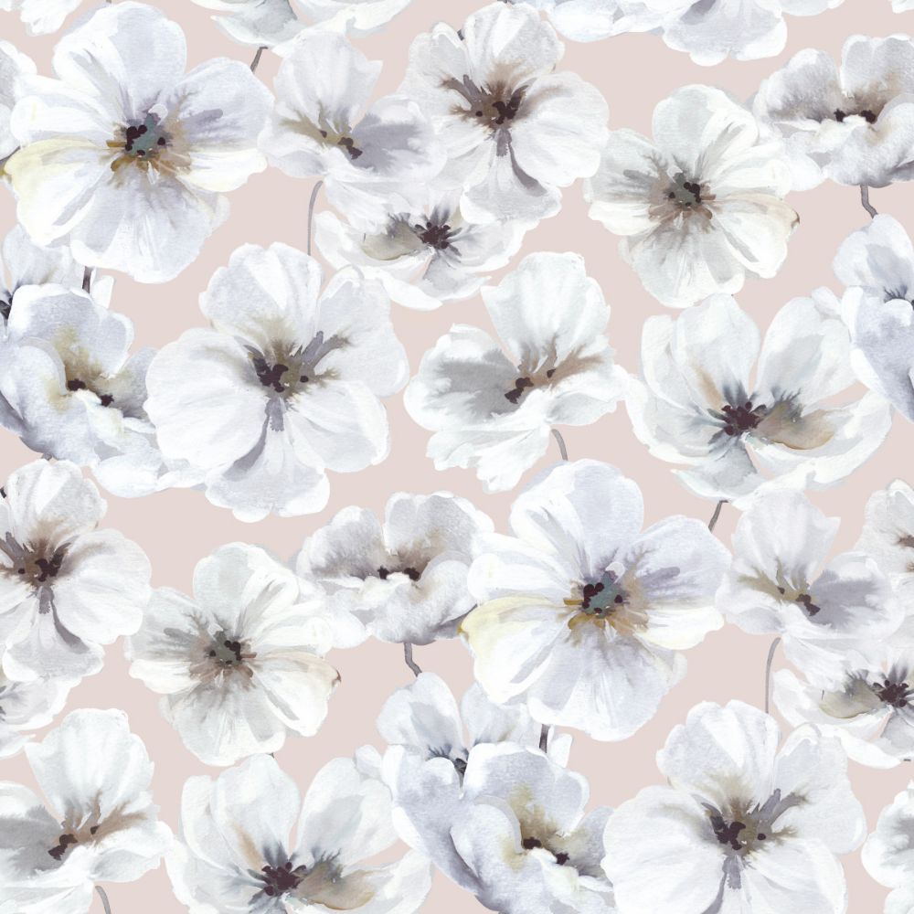 RoomMates by York RMK12515RL Tamara Day Hawthorn Blossom Peel & Stick Wallpaper  in Blush