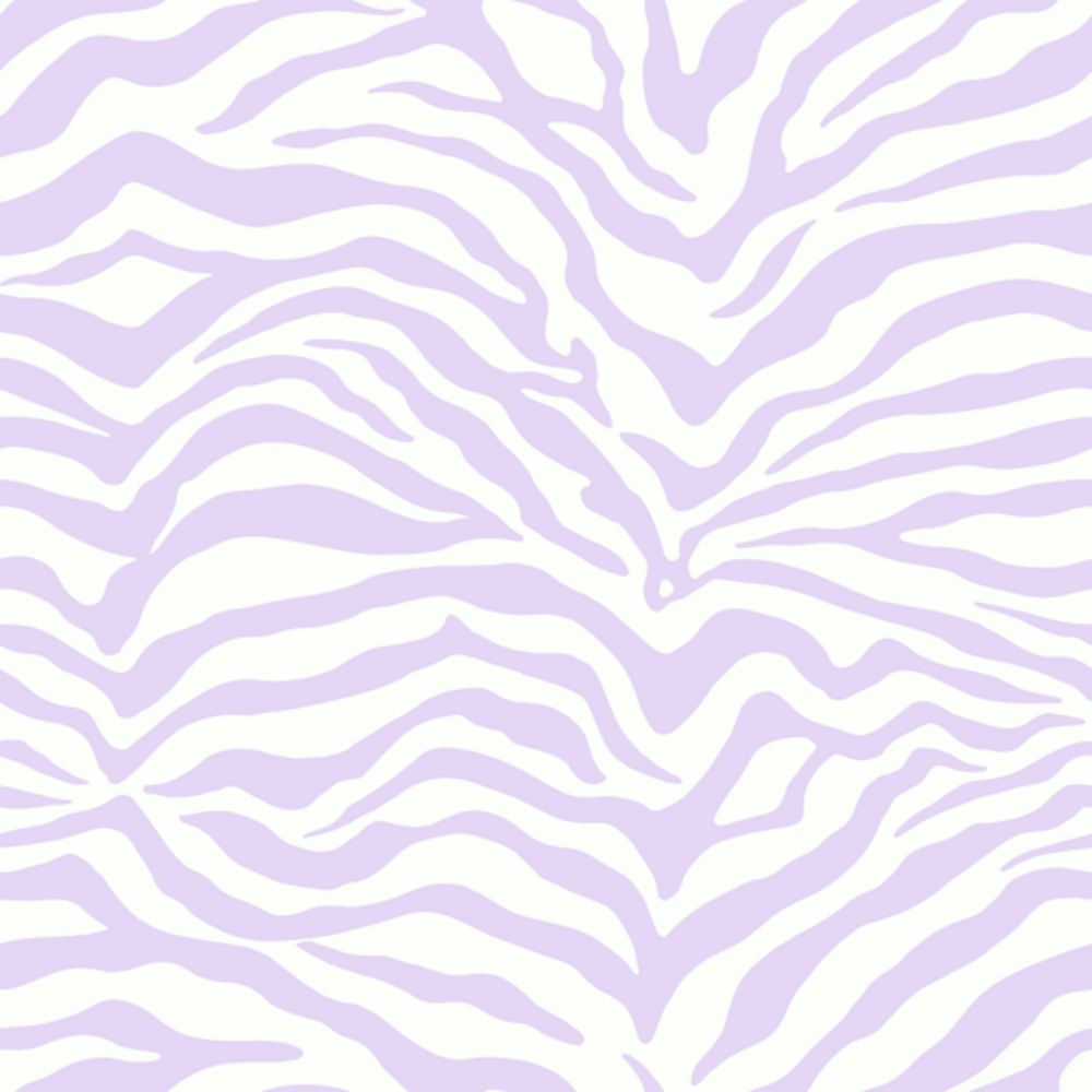 RoomMates by York RMK12564RL RoomMates Zebra Peel And Stick Wallpaper in Purple