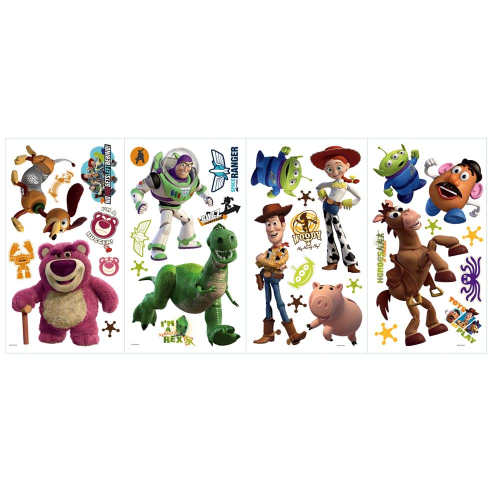 RoomMates by York RMK1428SCS Toy Story 3 Peel & Stick Wall Decals - Glow In The Dark