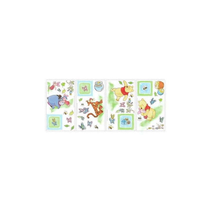 RoomMates by York RMK1630SCS Winnie The Pooh - Toddler Peel & Stick Wall Decals In Multi