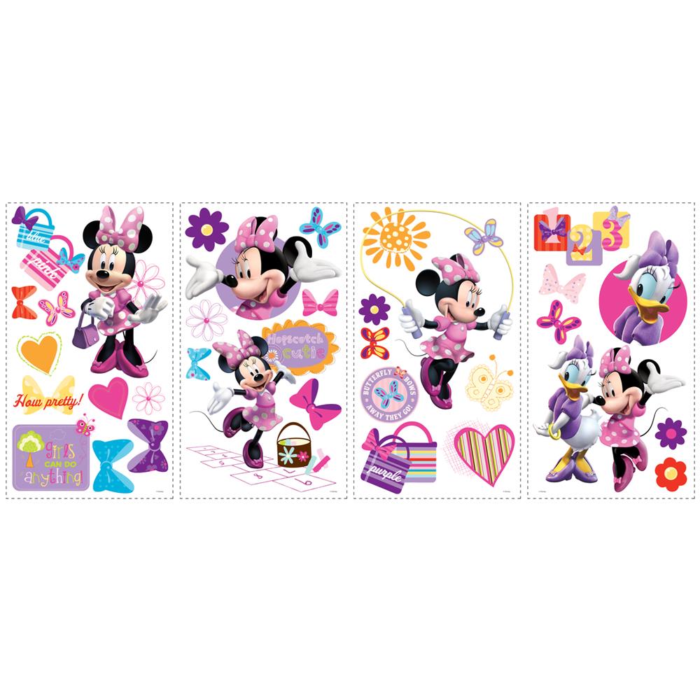 RoomMates by York RMK1666SCS Minnie Bow-Tique Peel & Stick Wall Decals