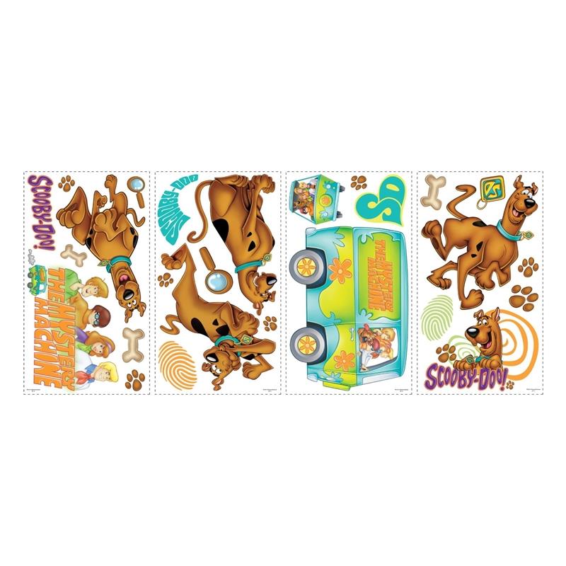 RoomMates by York RMK1696SCS Scooby Doo Peel & Stick Wall Decals In Multi