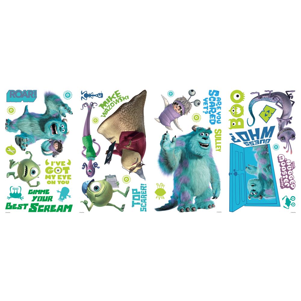 RoomMates by York RMK2010SCS Monsters Inc Peel & Stick Wall Decals