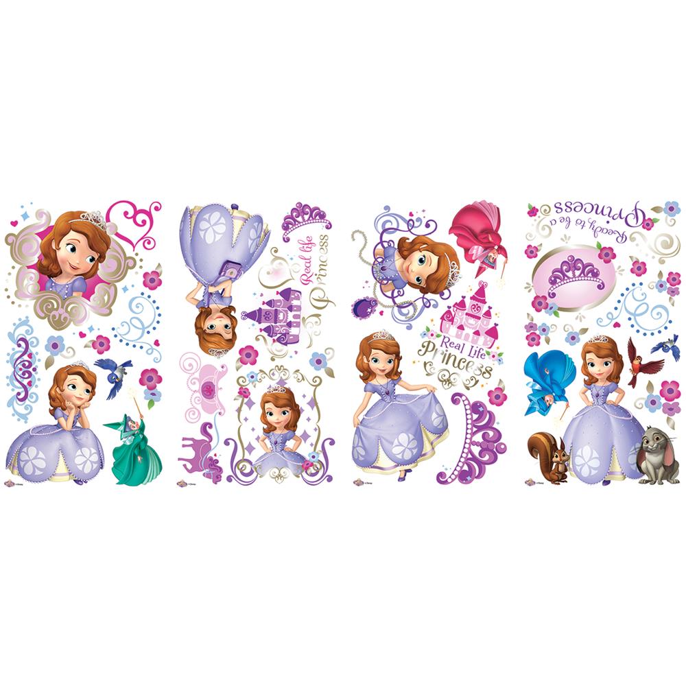 RoomMates by York RMK2294SCS Sofia The First Peel And Stick Wall Decals
