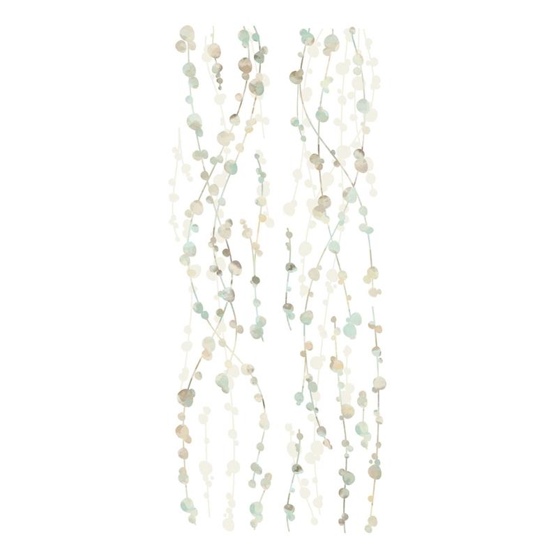 RoomMates by York RMK2394SCS Hanging Vine Watercolor Peel And Stick Wall Decals In Multi