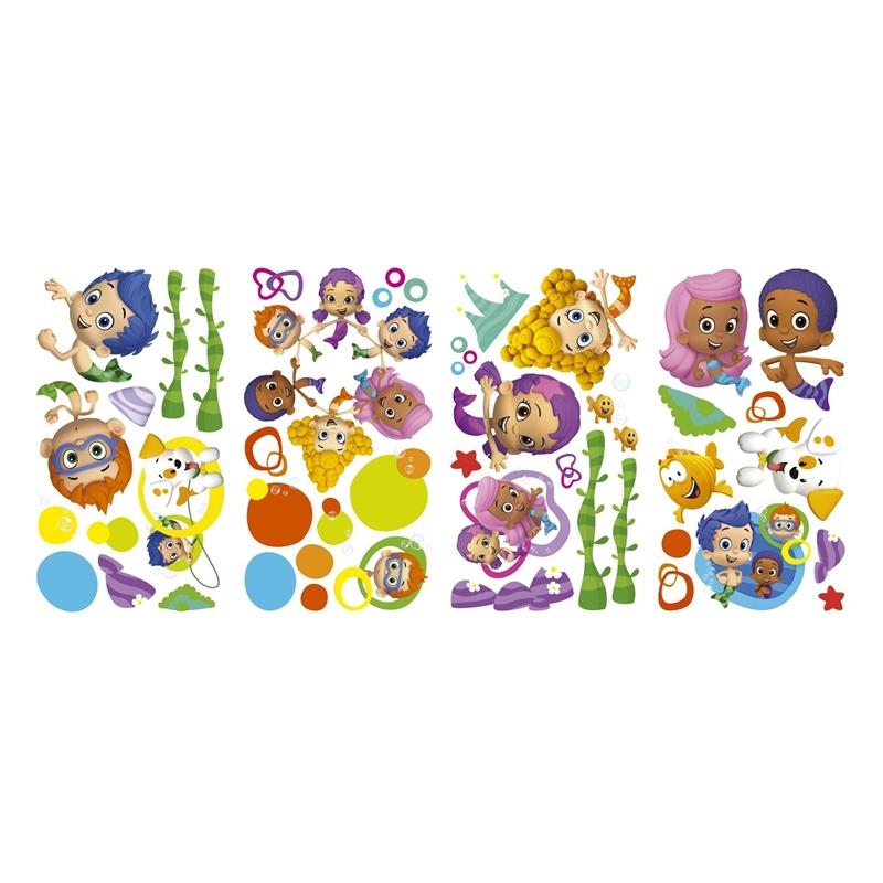 RoomMates by York RMK2404SCS Bubble Guppies Peel And Stick Wall Decals In Multi
