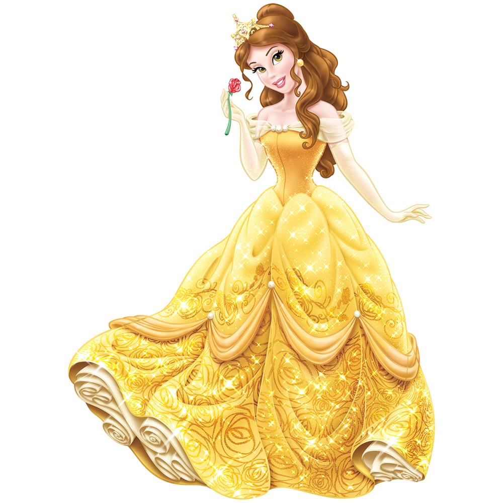 RoomMates by York RMK2551GM Disney Princess - Belle Peel And Stick Giant Wall Decals