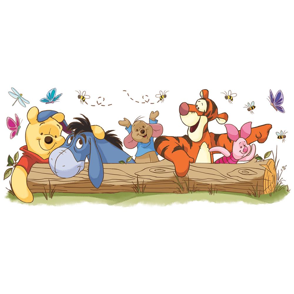 RoomMates by York RMK2553GM Winnie The Pooh - Pooh & Friends Outdoor Fun Peel And Stick Giant Wall Decals